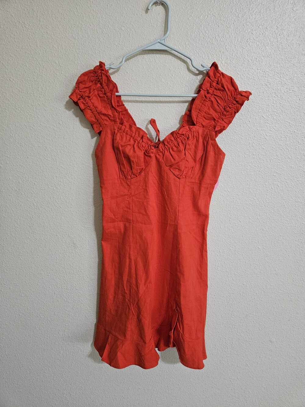 Lillys Kloset Red Ruffled Sleeve Women’s Top